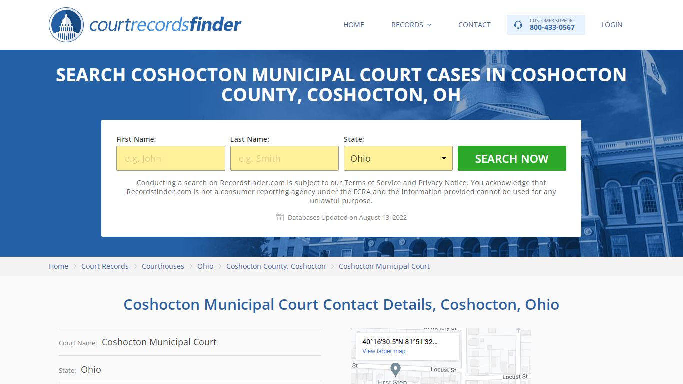 Coshocton Municipal Court Case Search - Coshocton County ...