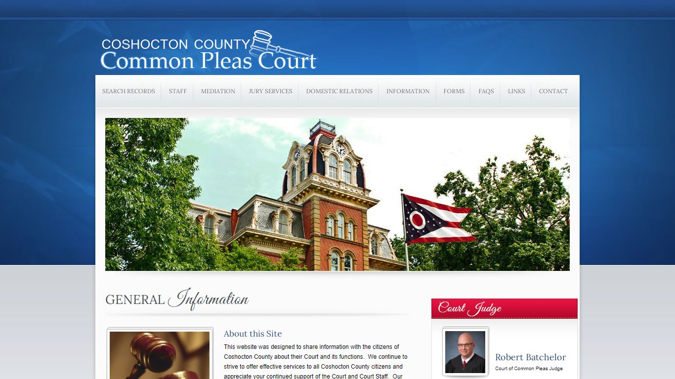 Coshocton County Common Pleas Court - Home